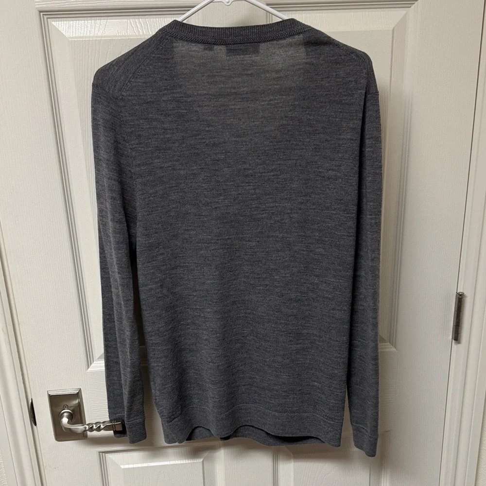 Lacoste Gray Knit Sweater - Picture 7 of 9
